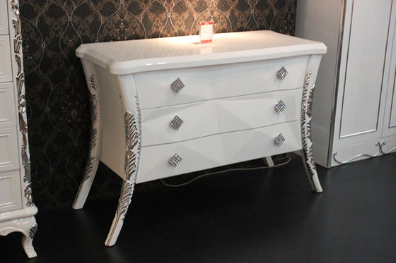 Rétro meuble de rangement peint par maison rustique de Cabinets de buffet en bois de tiroir