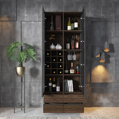 Coffret d'étalage faisant le coin en verre de vin de barre