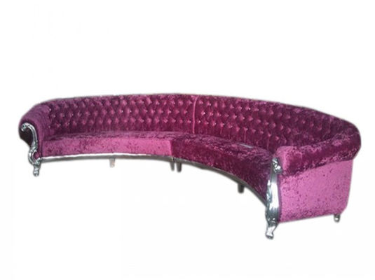 Meubles classiques Sofa Ombination de luxe en bois Sofa Recliner en forme de L de salon
