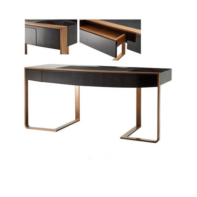 Bureau à extrémité élevé d'ordinateur d'acier inoxydable