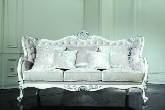 Velours Chesterfield Sofa Set de 3 Seat