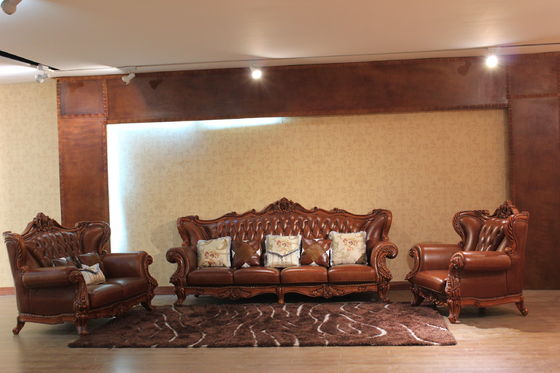 Tissu antique adapté aux besoins du client Sofa Sets de Sectionals de meubles de luxe du salon 2021