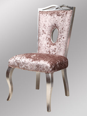 Couverture dinante tapissée de Chenille de chaises de chêne en bois solide de GV rétro