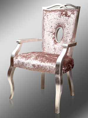 Couverture dinante tapissée de Chenille de chaises de chêne en bois solide de GV rétro