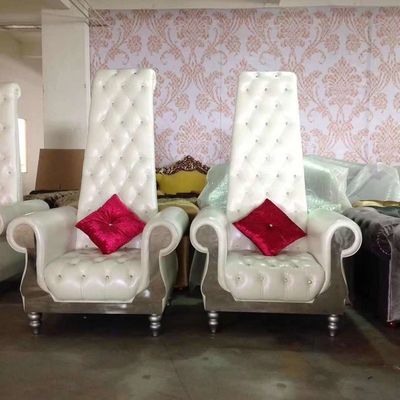 dos élevé Sofa Wedding Beauty Salon Furniture du Roi Royal Throne Chair de 80*75*182cm
