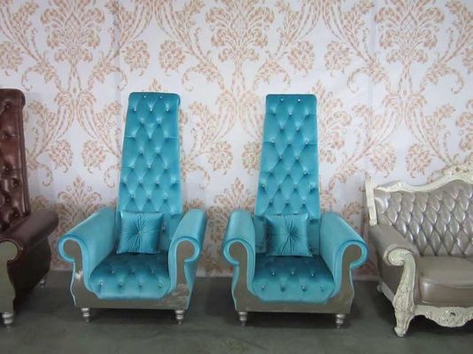 dos élevé Sofa Wedding Beauty Salon Furniture du Roi Royal Throne Chair de 80*75*182cm