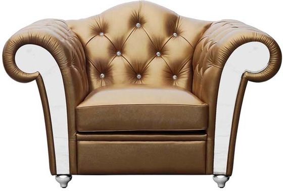 Pièce en cuir de luxe légère moderne de Sofa Comfortable Soft For Living de Recliner de GV de gris