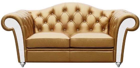 Pièce en cuir de luxe légère moderne de Sofa Comfortable Soft For Living de Recliner de GV de gris