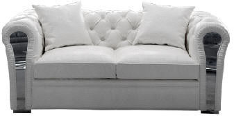 Pièce en cuir de luxe légère moderne de Sofa Comfortable Soft For Living de Recliner de GV de gris