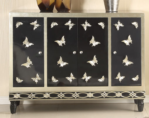 Casiers traditionnels peints décoratifs d'antiquité en bois de Cabinets du salon TV 1200mm