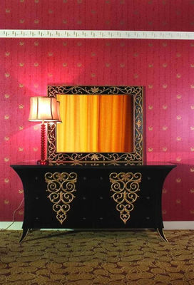 Casiers traditionnels peints décoratifs d'antiquité en bois de Cabinets du salon TV 1200mm