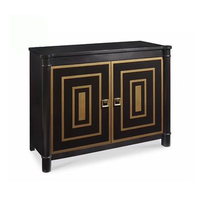 Cabinet en bois solide de cru de salon de Xinyu PC002 avec le noir de tiroirs