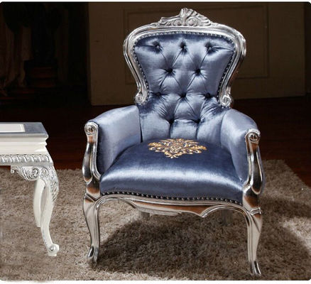 Hall Commercial Antique Hotel Furniture découpant la chaise baroque italienne 73*70*108cm