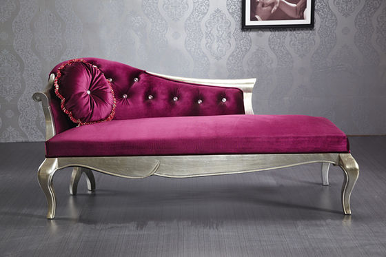 Le style italien Chaise Lounge Solid Wood Hand de luxe a découpé le cabriolet 1865*820*840mm