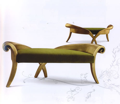 Le style italien Chaise Lounge Solid Wood Hand de luxe a découpé le cabriolet 1865*820*840mm