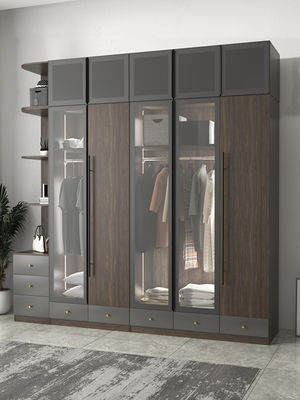 cabinet en bois de porte coulissante de tiroir de panneau de garde-robe simple moderne rurale cinq étoiles d'hôtel