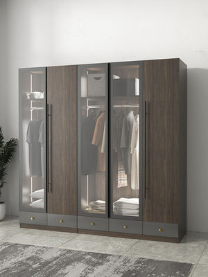 cabinet en bois de porte coulissante de tiroir de panneau de garde-robe simple moderne rurale cinq étoiles d'hôtel
