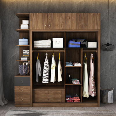 Garde-robe en bois de vêtements de porte coulissante
