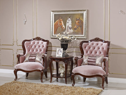 Chaises en bois de fauteuil d'Azure Europe Modern Classic Leisure de charbon de bois de Klein avec des bras